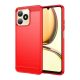 Gigapack Realme C51 4G Gigapack Szilikon telefonvédő ütésállóság, karbon minta, PIROS