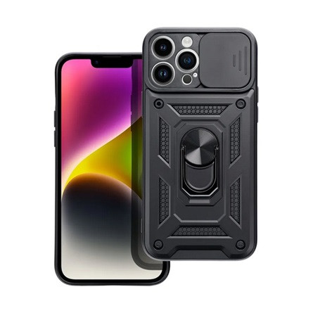 Gigapack iPhone 15 Gigapack Defender szilikon telefonvédő ütésállóság, kameravédő, FEKETE