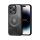 Dux Ducis iPhone 15 Pro Max DUX DUCIS AIMO szilikon telefonvédő ütésállóság, hullám, FEKETE
