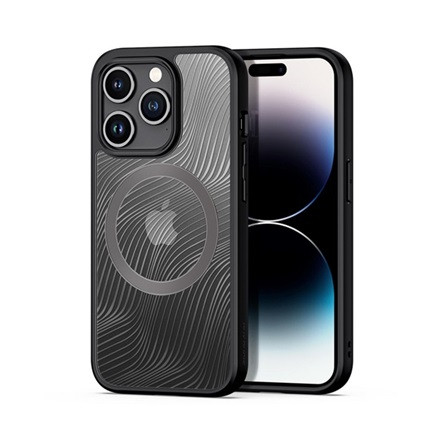 Dux Ducis iPhone 15 Pro Max DUX DUCIS AIMO szilikon telefonvédő ütésállóság, hullám, FEKETE