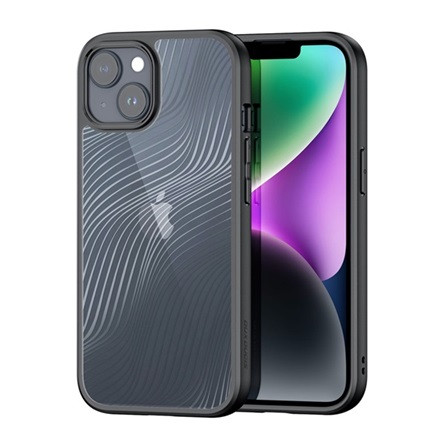 Dux Ducis iPhone 15 Plus DUX DUCIS AIMO szilikon telefonvédő ütésállóság, hullám, FEKETE