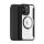 Dux Ducis iPhone 13 Pro DUX DUCIS SKIN X PRO tok álló, bőr hatású FLIP, MagSafe, FEKETE