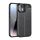 Gigapack iPhone 15 Plus Gigapack szilikon telefonvédő ütésállóság, varrás minta, FEKETE