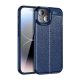 Gigapack iPhone 15 Plus Gigapack szilikon telefonvédő ütésállóság, varrás minta, SÖTÉTKÉK