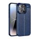Gigapack iPhone 15 Pro Gigapack szilikon telefonvédő ütésállóság, varrás minta, SÖTÉTKÉK