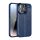 Gigapack iPhone 15 Pro Max Gigapack szilikon telefonvédő ütésállóság, varrás minta, SÖTÉTKÉK