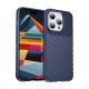 Gigapack iPhone 15 Pro Max Gigapack szilikon telefonvédő ütésállóság, dombor minta, SÖTÉTKÉK