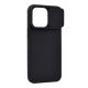 Gigapack iPhone 15 Pro Max Gigapack szilikon telefonvédő matt, kameravédő, FEKETE
