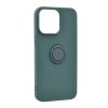 Gigapack iPhone 15 Gigapack szilikon telefonvédő tartógyűrű, kameravédő, SÖTÉTZÖLD