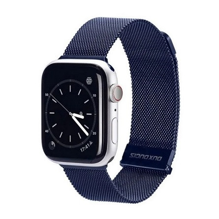 Dux Ducis Apple Watch Series 10 42mm DUX DUCIS pótszíj egyedi méret, mágneses, SÖTÉTKÉK