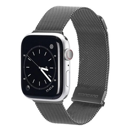 Dux Ducis Apple Watch Series 10 42mm DUX DUCIS pótszíj egyedi méret, mágneses, SZÜRKE
