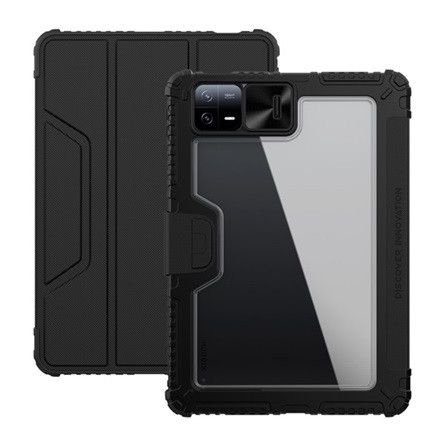 Nillkin Xiaomi Pad 6 NILLKIN BUMPER PRO szilikon telefonvédő aktív FLIP, asztali tartó, FEKETE