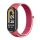 Gigapack Xiaomi Smart Band 9 Gigapack Pótszíj egyedi méret, légáteresztő, RÓSZASZÍN