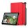 Gigapack Google Pixel Tablet Gigapack tok álló, bőr hatású FLIP, asztali tartó, PIROS