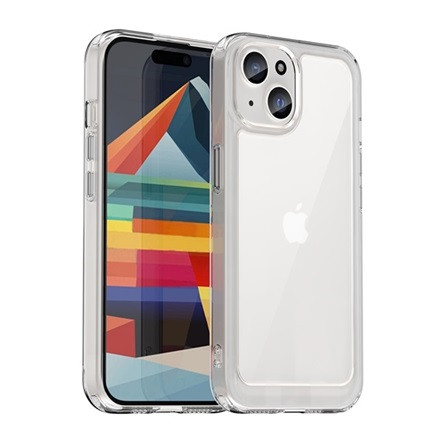 Gigapack iPhone 15 Plus Gigapack Szilikon telefonvédő ütésállóság, átlátszó hátlap, ÁTLÁTSZÓ