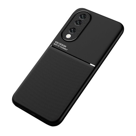 Gigapack Honor 90 5G Gigapack Szilikon telefonvédő ütésállóság, csíkos, FEKETE