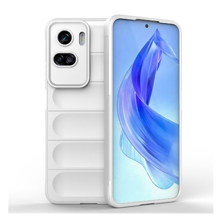 Gigapack Honor 90 Lite 5G Gigapack szilikon telefonvédő ütésállóság, 3D, FEHÉR
