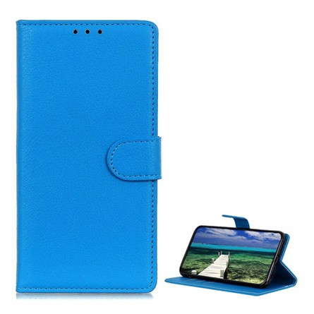 Gigapack Honor 90 Lite 5G Gigapack tok álló, bőr hatású FLIP, prémium, VILÁGOSKÉK
