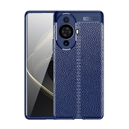 Gigapack Huawei Nova 11 Pro Gigapack szilikon telefonvédő ütésállóság, varrás minta, SÖTÉTKÉK