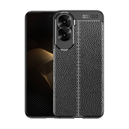 Gigapack Honor 90 Lite 5G Gigapack szilikon telefonvédő ütésállóság, varrás minta, FEKETE
