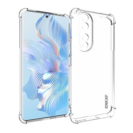 Enkay Honor 90 5G ENKAY szilikon telefonvédő ütésállóság, légpárnás sarok, ÁTLÁTSZÓ