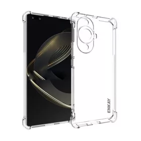   Enkay Huawei Nova 11 Pro ENKAY szilikon telefonvédő ütésállóság, légpárnás sarok, ÁTLÁTSZÓ