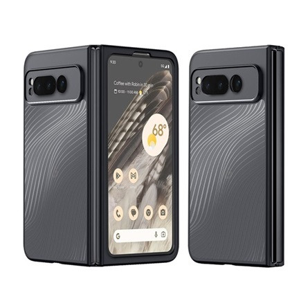 Dux Ducis Google Pixel Fold DUX DUCIS AIMO szilikon telefonvédő ütésállóság, hullám, FEKETE