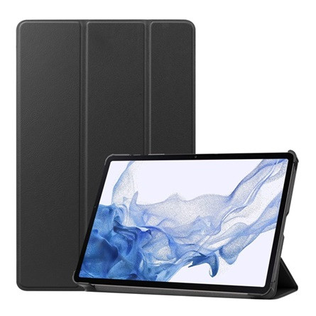 Gigapack Samsung Tab S9 LTE Gigapack Tok álló, bőr hatású aktív FLIP, ceruza tartó, FEKETE