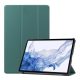 Gigapack Samsung Tab S9 LTE Gigapack Tok álló, bőr hatású aktív FLIP, ceruza tartó, SÖTÉTZÖLD