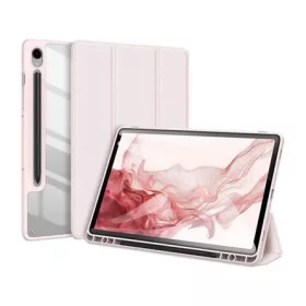   Dux Ducis Samsung Tab S9 LTE DUX DUCIS TOBY tok álló, bőr hatású aktív FLIP, ceruza tartó, RÓZSASZÍN