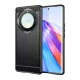 Mofi Honor Magic5 Lite 5G MOFI szilikon telefonvédő ütésállóság, karbon minta, FEKETE