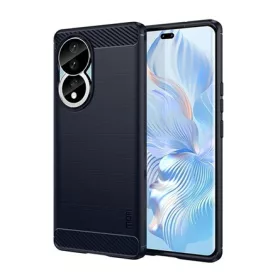   Mofi Honor 90 5G MOFI szilikon telefonvédő ütésállóság, karbon minta, SÖTÉTKÉK