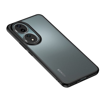 Gigapack Honor 90 5G Gigapack Szilikon telefonvédő ütésállóság, matt, FEKETE