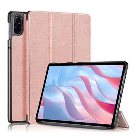Gigapack Honor Pad X9 Gigapack Tok álló, bőr hatású FLIP, asztali tartó, ROZÉARANY