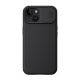 Nillkin iPhone 15 NILLKIN CAMSHIELD PRO MAGNETIC műanyag telefonvédő ütésállóság, csíkos, FEKETE