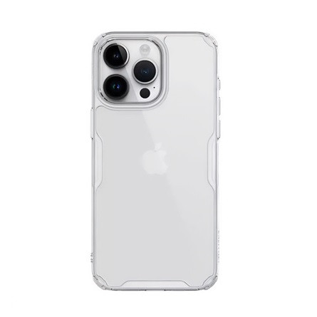 Nillkin iPhone 15 Pro NILLKIN NATURE PRO szilikon telefonvédő ütésállóság, légpárnás sarok, ÁTLÁTSZÓ