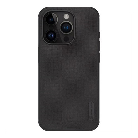 Nillkin iPhone 15 Pro NILLKIN SUPER FROSTED PRO műanyag telefonvédő ütésállóság, érdes felület, FEKETE