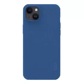   Nillkin iPhone 15 Plus NILLKIN SUPER FROSTED PRO műanyag telefonvédő ütésállóság, érdes felület, SÖTÉTKÉK