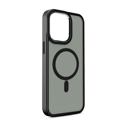 Gigapack iPhone 15 GIGAPACK szilikon telefonvédő ütésállóság, MagSafe, FEKETE