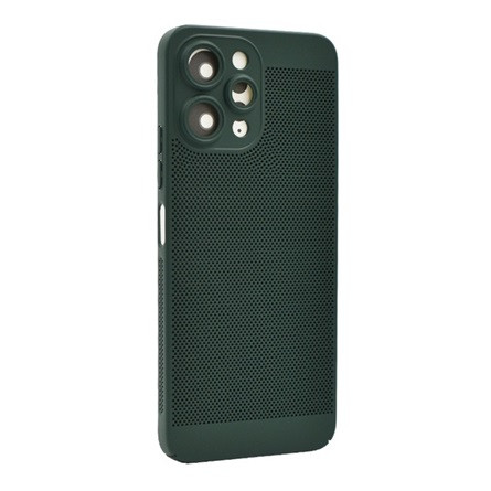 Gigapack Redmi 12 Gigapack Műanyag telefonvédő légáteresztő, kameravédő, SÖTÉTZÖLD