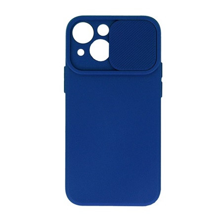 Gigapack iPhone 15 Plus Gigapack szilikon telefonvédő matt, kameravédő, SÖTÉTKÉK