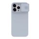 Nillkin iPhone 15 Pro NILLKIN CAMSHIELD SILKY szilikon telefonvédő matt, környezetbarát, VILÁGOSSZÜRKE