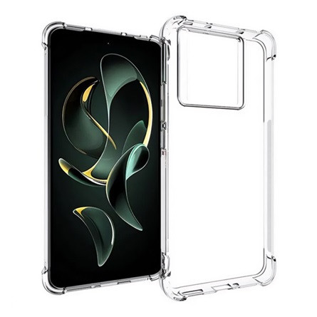 Gigapack Xiaomi 13T Pro Gigapack szilikon telefonvédő ütésállóság, légpárnás sarok, ÁTLÁTSZÓ