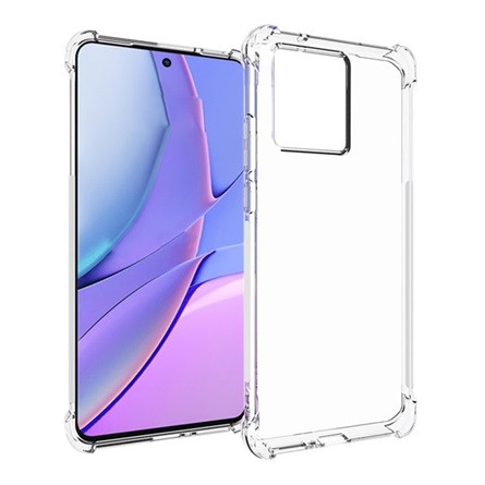 Gigapack Motorola Edge 40 Neo 5G GIGAPACK szilikon telefonvédő ütésállóság, légpárnás sarok, ÁTLÁTSZÓ