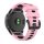Gigapack Garmin Fenix 7S Solar Gigapack pótszíj egyedi méret, QuickFit csatlakozás, RÓZSASZÍN/FEKETE