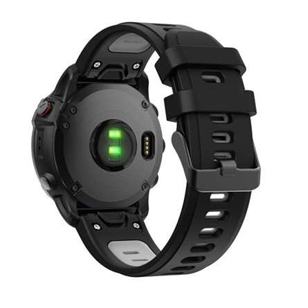 Gigapack Garmin Fenix E Gigapack Pótszíj egyedi méret, QuickFit csatlakozás, FEKETE/SZÜRKE