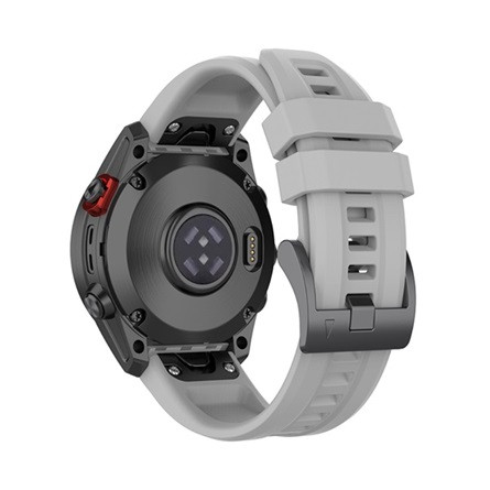Gigapack Garmin Fenix 7S Solar Gigapack pótszíj egyedi méret, QuickFit csatlakozás, SZÜRKE