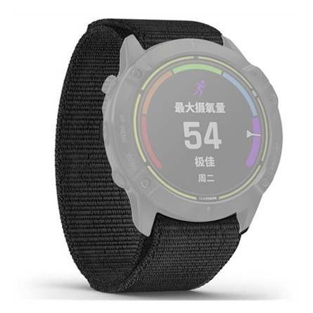 Gigapack Garmin Epix Pro Gigapack Pótszíj egyedi méret, légáteresztő, FEKETE