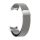 Gigapack Samsung Watch 6 eSIM 44mm GIGAPACK Pótszíj egyedi méret, mágneses, EZÜST