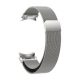 Gigapack Samsung Watch 6 eSIM 44mm GIGAPACK Pótszíj egyedi méret, mágneses, EZÜST
